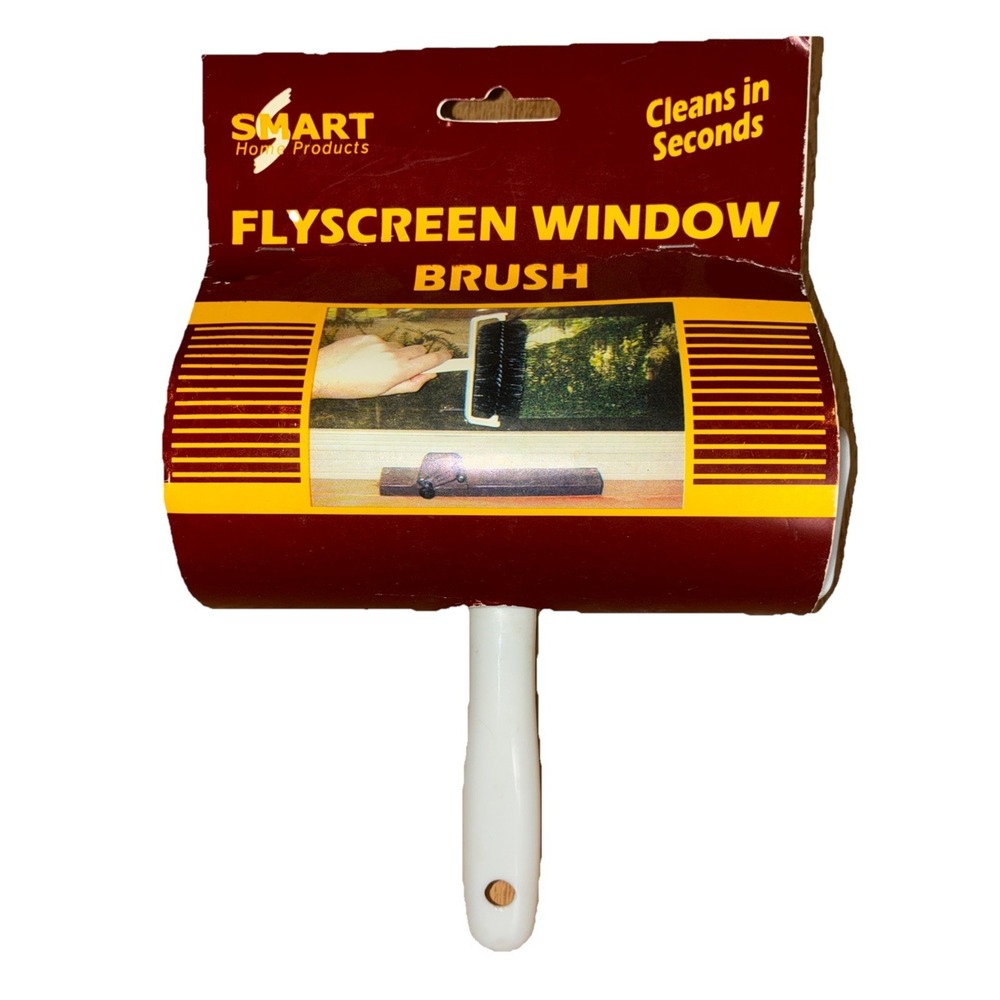 Vintage Fly Screen Window Screen Brush Smart Home Products 6" NEW